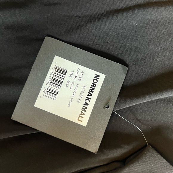 Norma Kamali Asymmetric Black Dress - Picture 4 of 4